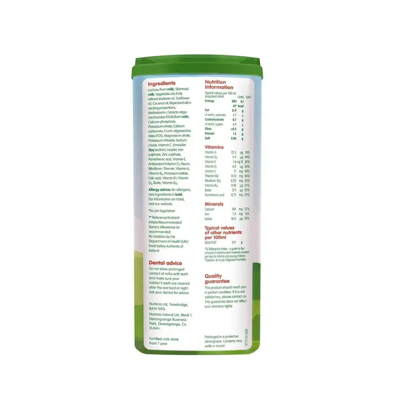 Cow & Gate 4 Toddler Milk Formula 2+ Years 800G 2