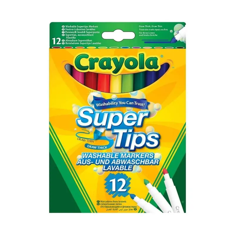 Crayola 12 Bright Supertips 1