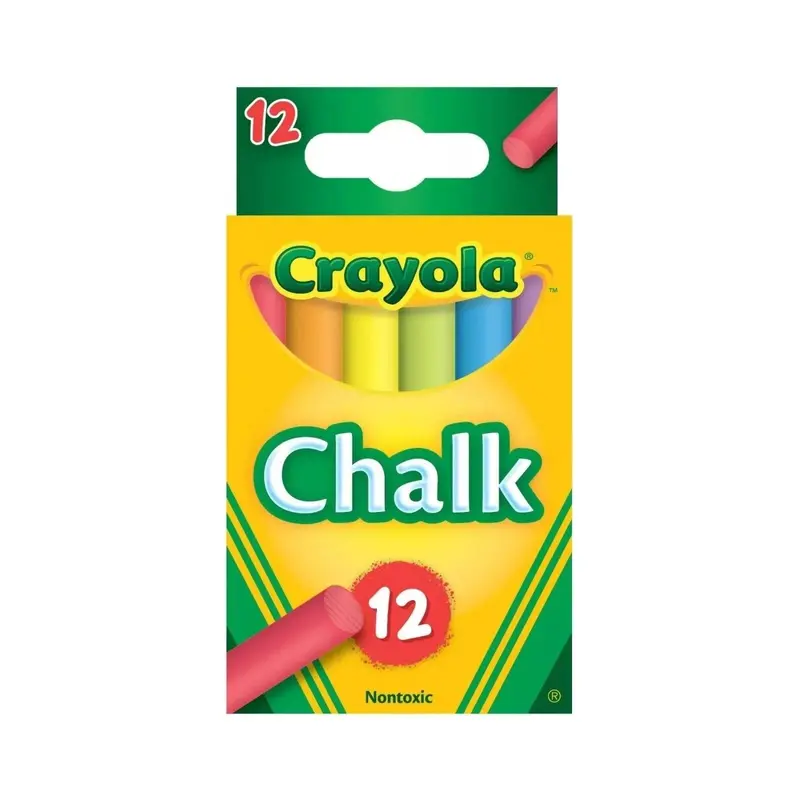 Crayola Coloured Chalk 12 Pcs 1