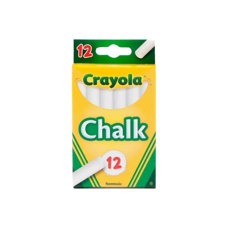 Crayola White Chalk 12 Pcs 1