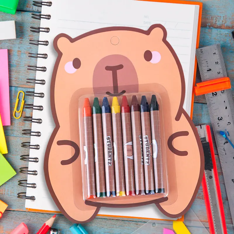 Crayones Capibara, 8 Pzas 1