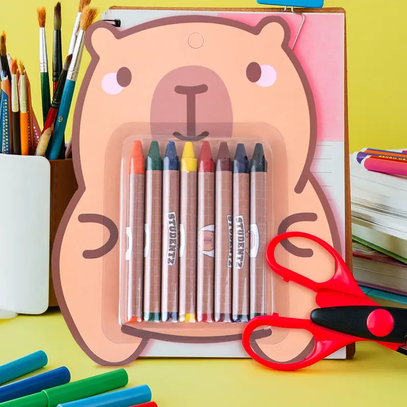 Crayones Capibara, 8 Pzas 2