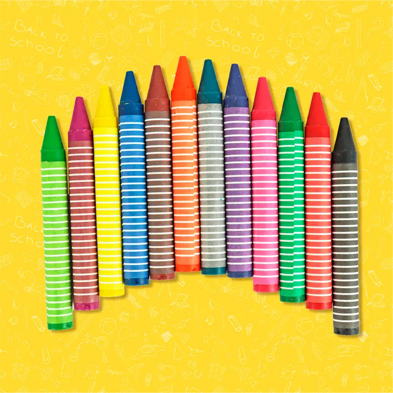Crayones De Colores, 12 Piezas 1
