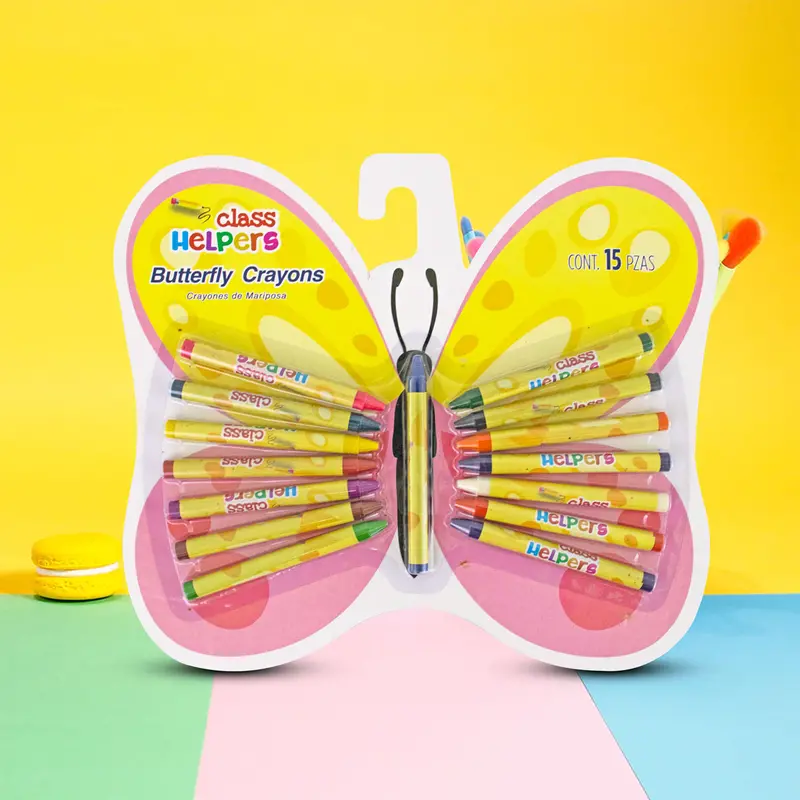 Crayones De Mariposa Helpers 15 Pza. 1