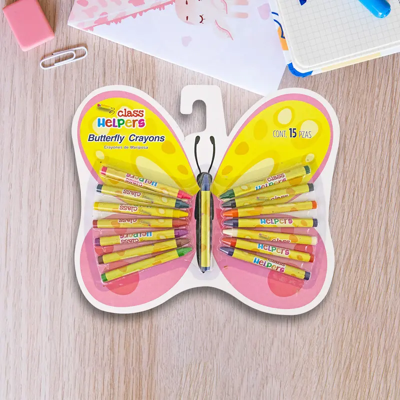 Crayones De Mariposa Helpers 15 Pza. 2