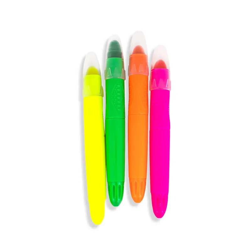 Crayones Fluorescentes Studentz 4 Pza. 2