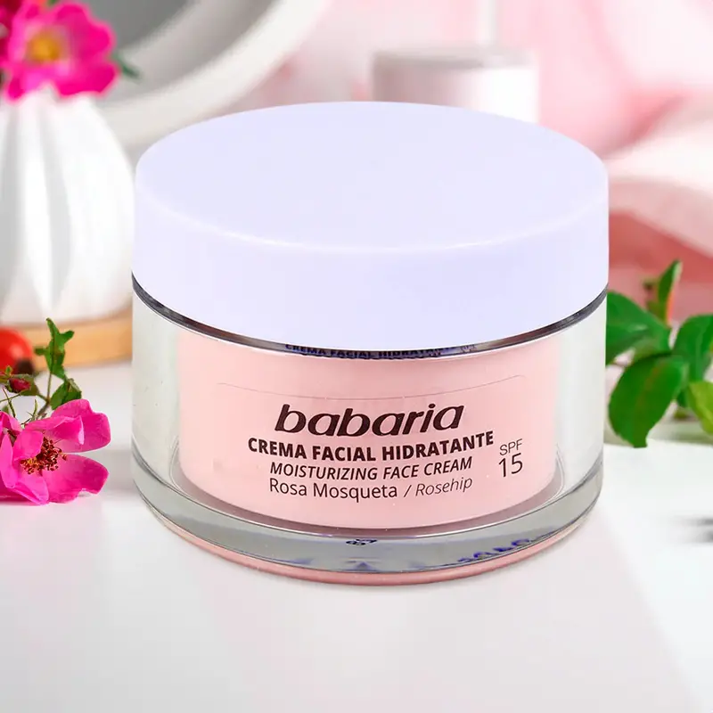 Crema Facial Hidratante Con Rosa Mosqueta, Babaria, 50 Ml 1