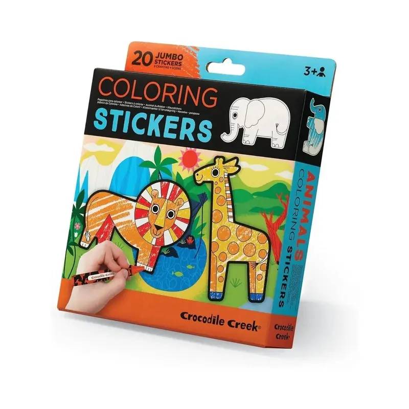 Crocodile Creek Animal Colouring Stickers 1