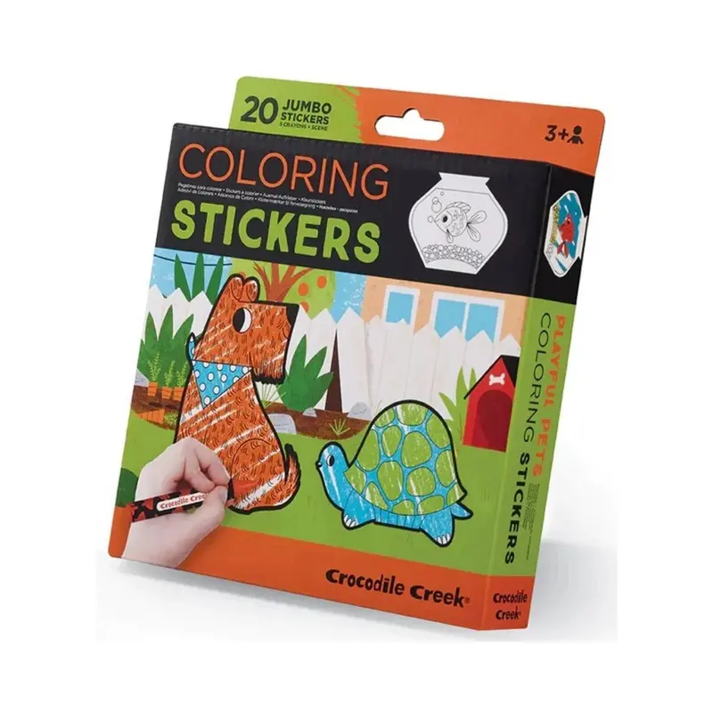 Crocodile Creek Playful Pets Colouring Stickers 1