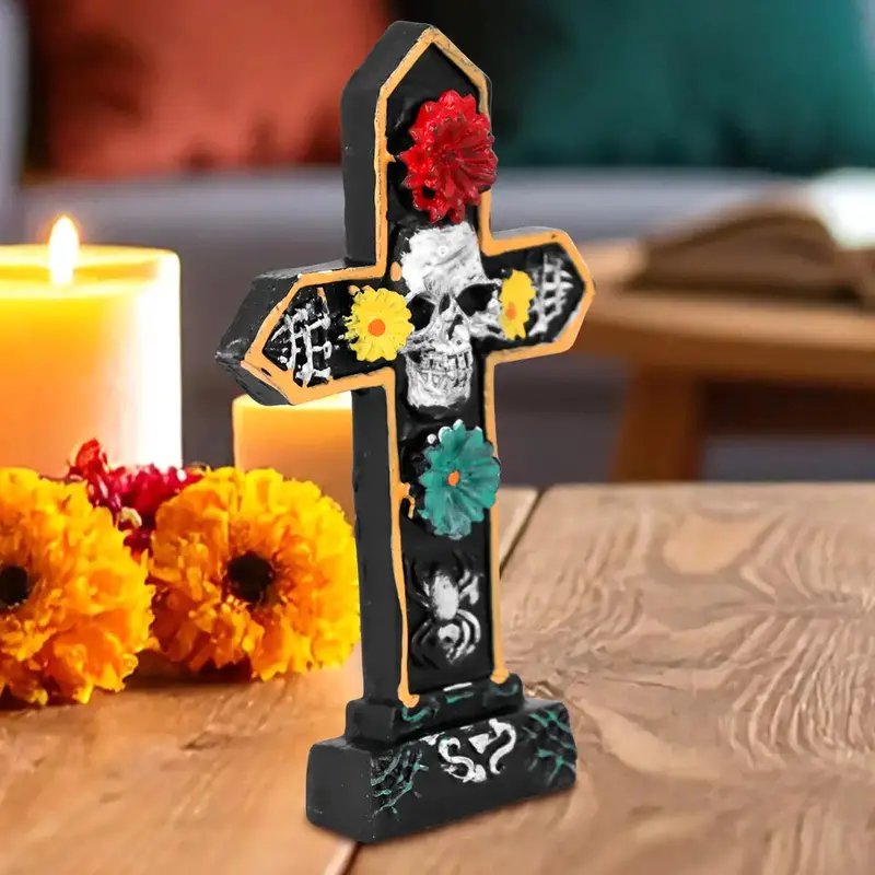 Cruz, Calavera, Decoración De Cerámica 2