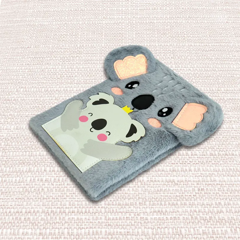Cuaderno Afelpado De Koala, 80 Hojas 1