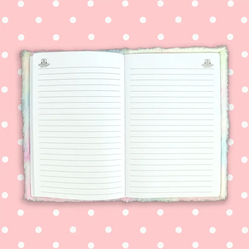 Cuaderno Afelpado De Pingüino, 80 Hojas 2