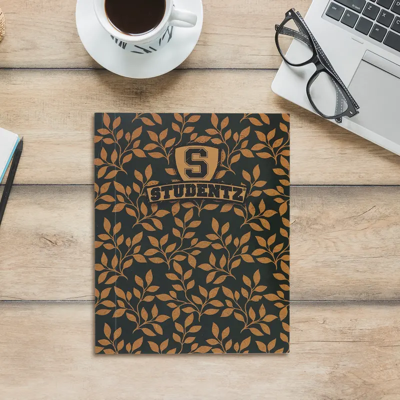 Cuaderno De Bolsillo Con Diseño De Hojas, Studentz 1