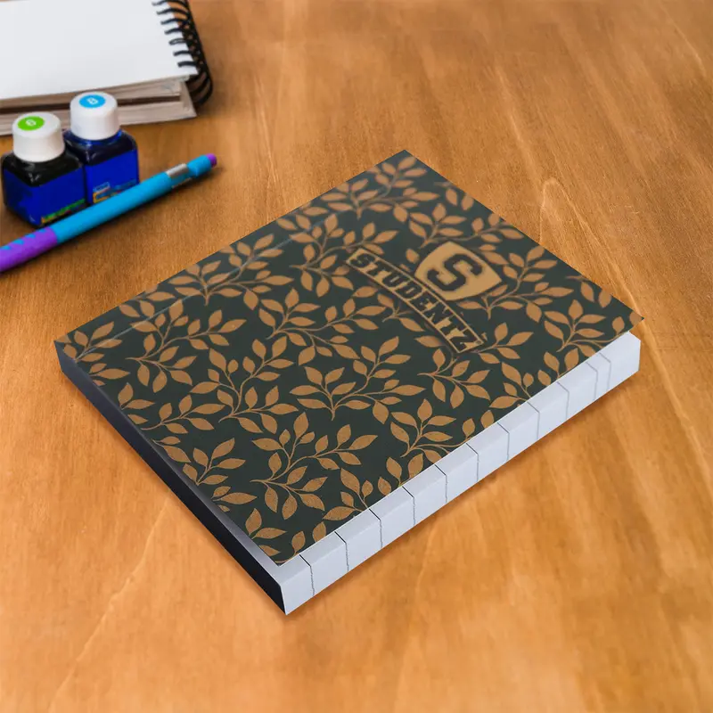 Cuaderno De Bolsillo Con Diseño De Hojas, Studentz 2