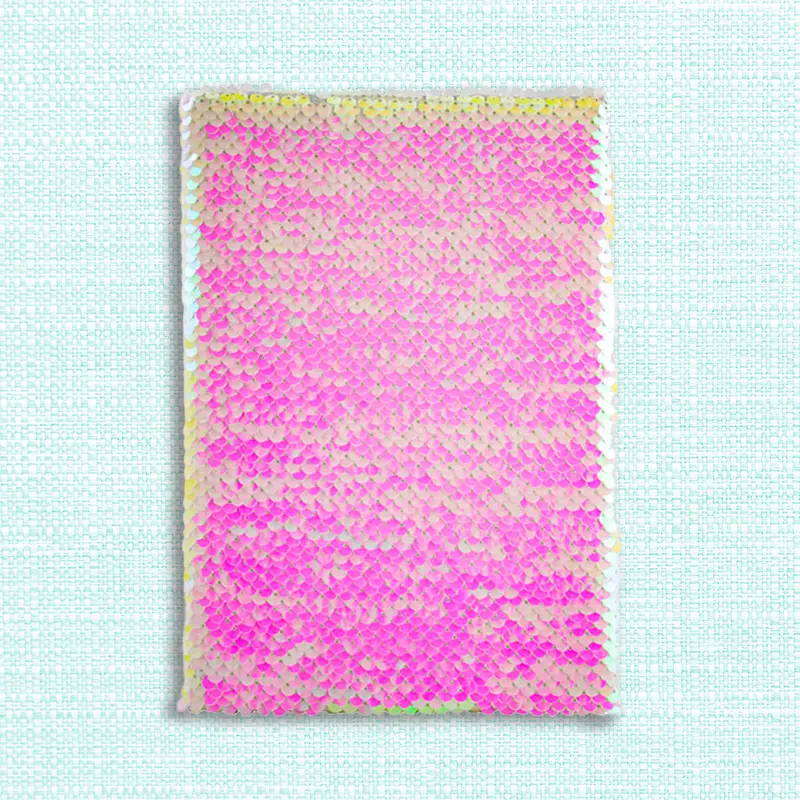Cuaderno De Lentejuela Color Rosa Con Diseño 1