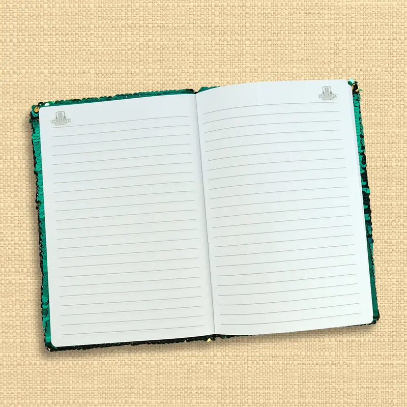 Cuaderno De Lentejuela Color Verde, 80 Hojas 2