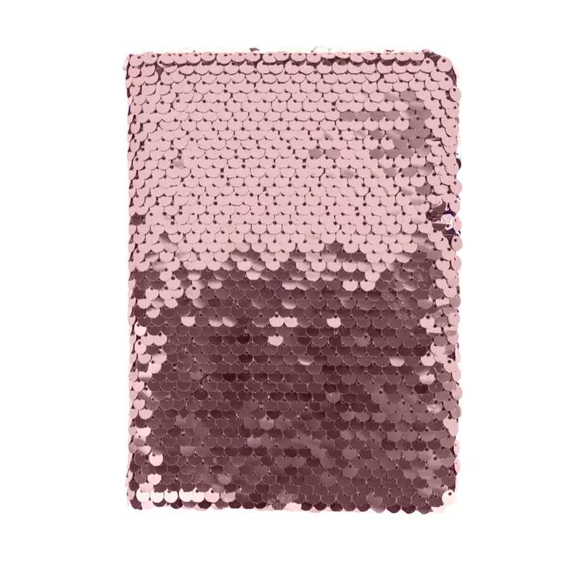 Cuaderno Lentejuelas, Doble Vista, Color Rosa 2