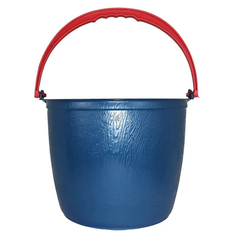 Cubeta Barrilito De Plástico, Color Azul Petróleo, 12 L 2