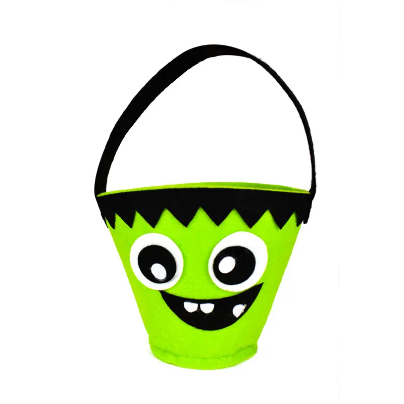 Cubeta De Fieltro Para Dulces Frankenstein 1
