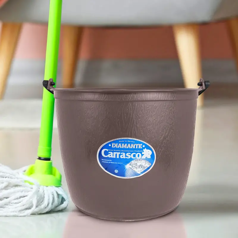 Cubeta De Plástico Barrilito, Color Café, 12 L 1