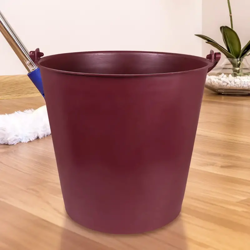 Cubeta De Plástico, Color Vino, 13 L 2