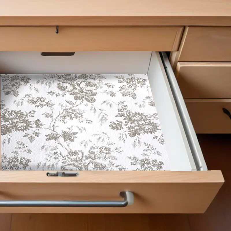 Cubierta De Vinilo Multiusos Con Estampado De Hojas 1