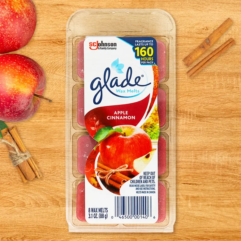 Cubitos De Cera Con Aroma A Manzana Y Canela, Glade 2