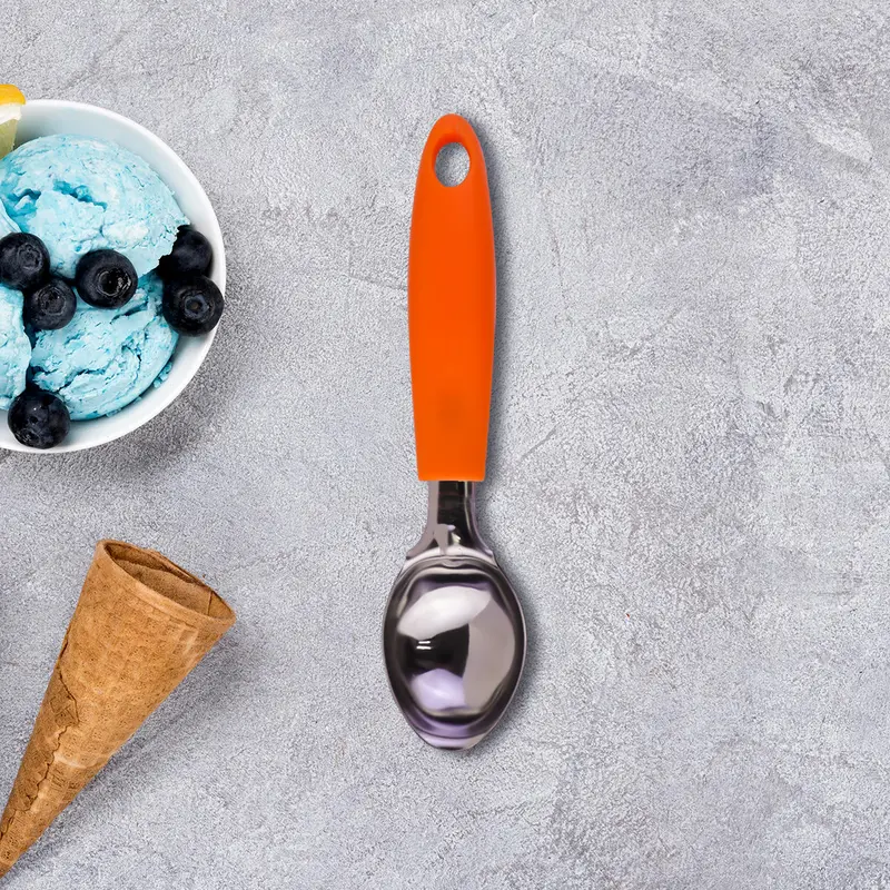 Cuchara Para Helado, Color Naranja 1