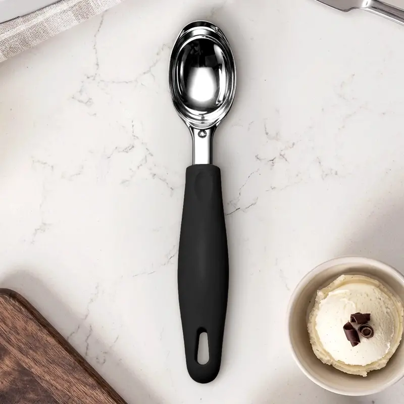 Cuchara Para Helado, Color Negro 1