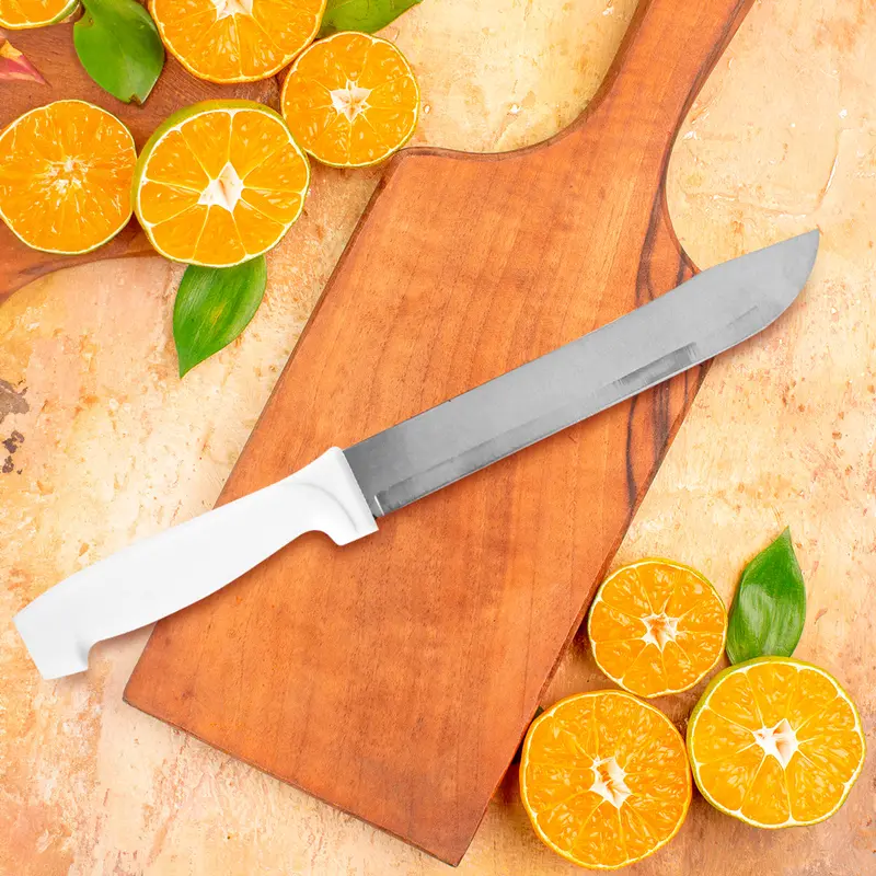 Cuchillo De Cocina, Mango Blanco 2