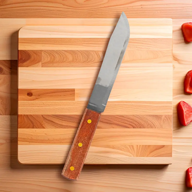 Cuchillo De Cocina, Mango Madera 2