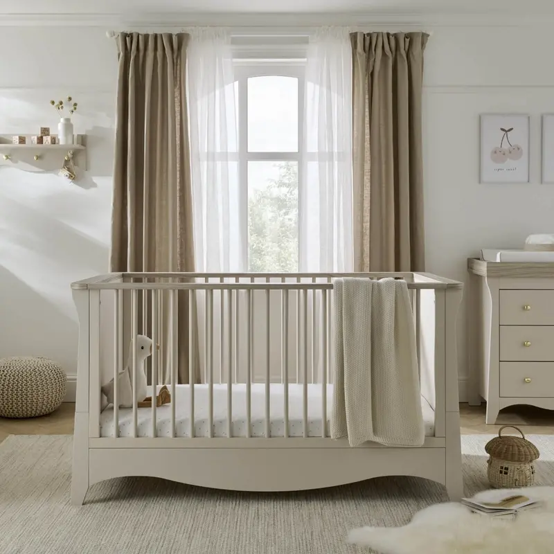 Cuddleco Clara Cot Bed In Cashmere 1