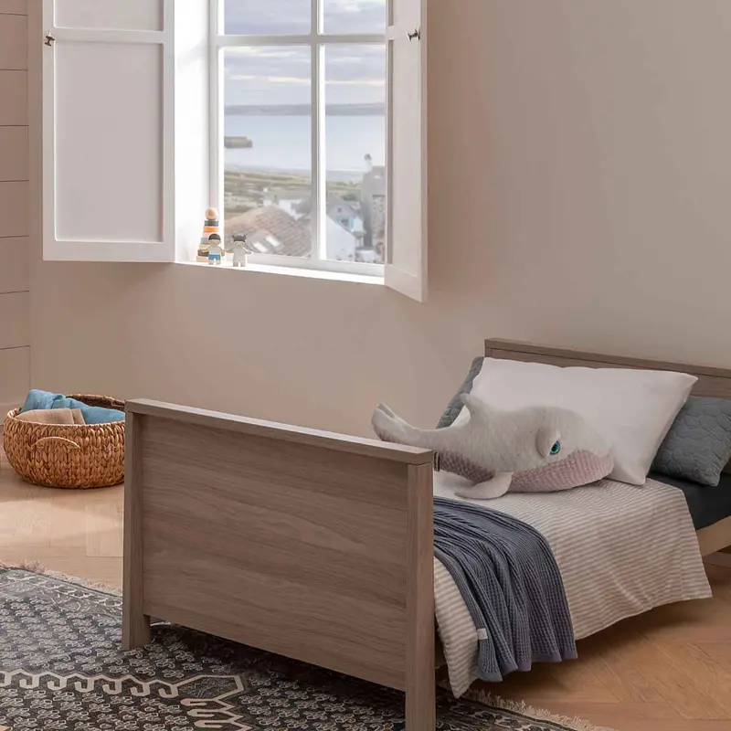 Cuddleco Lana Cot Bed In Ash/White 3