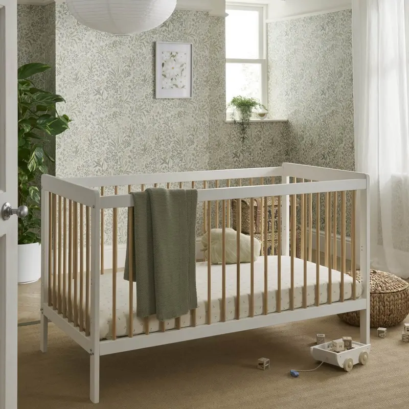 Cuddleco Nola 2 Piece Room Set In White & Natural 3