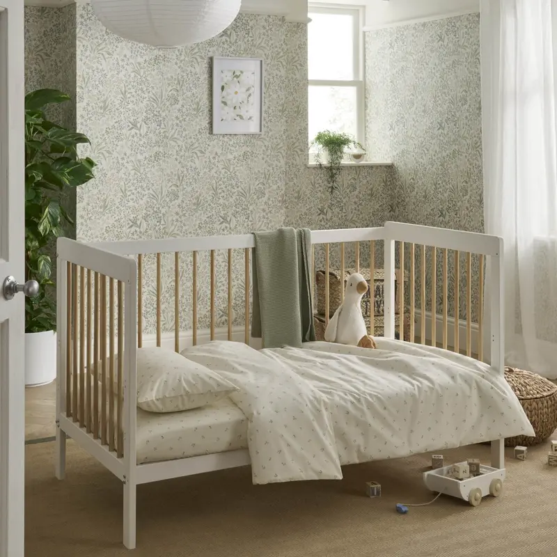 Cuddleco Nola 2 Piece Room Set In White & Natural 4