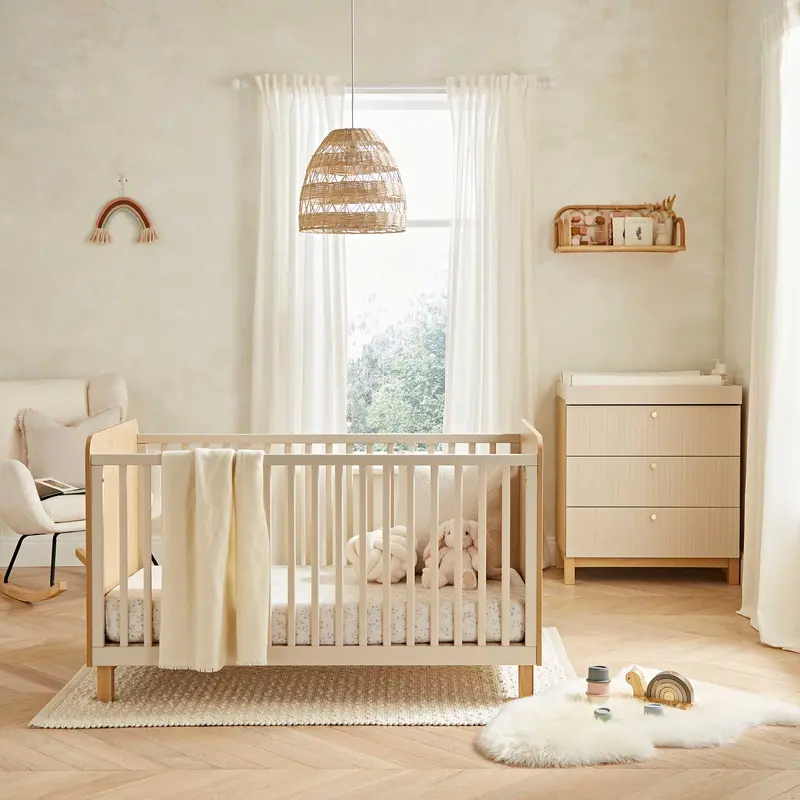 Cuddleco Remi 2 Piece Set In Oak/Cashmere 1