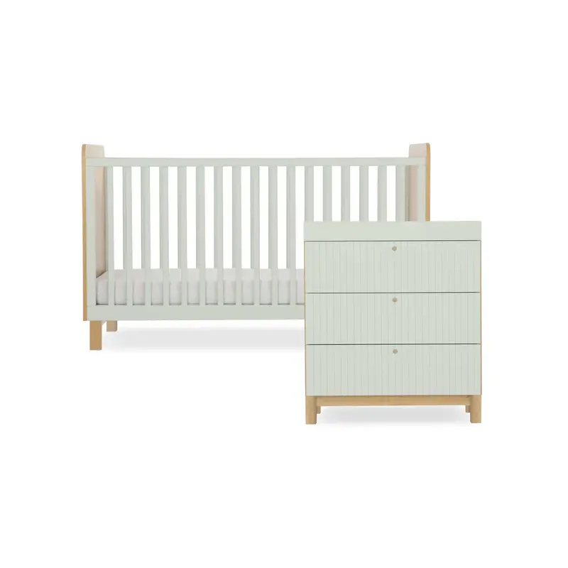 Cuddleco Remi 2 Piece Set In Oak/Green 2