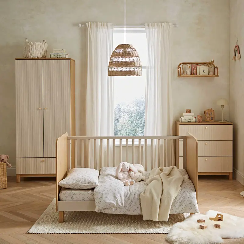 Cuddleco Remi 3 Piece Set In Oak/Cashmere 1