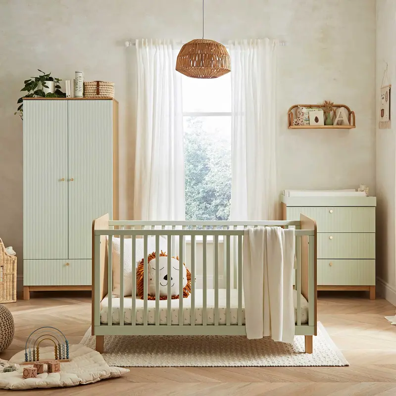 Cuddleco Remi 3 Piece Set In Oak/Green 1
