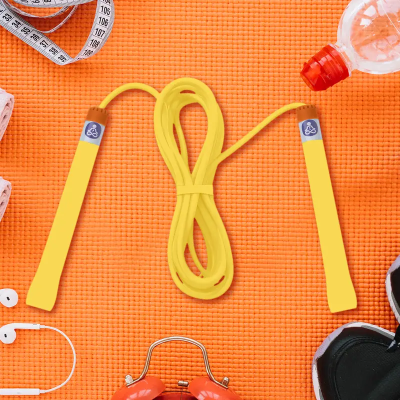 Cuerda Para Saltar Bodyzen, Color Amarillo 1