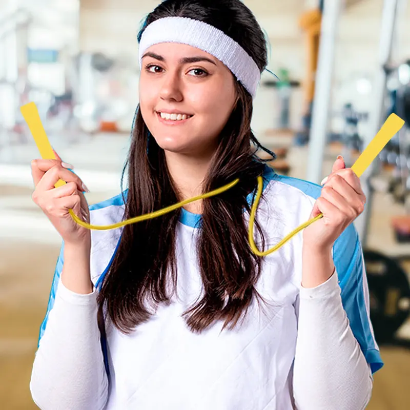 Cuerda Para Saltar Bodyzen, Color Amarillo 2