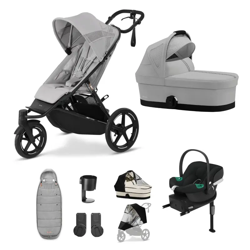 Cybex Avi Spin Comfort Bundle In Fog Grey 1