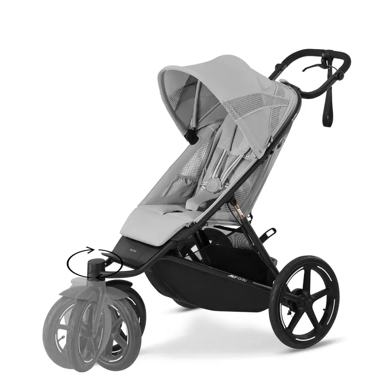 Cybex Avi Spin Comfort Bundle In Fog Grey 2