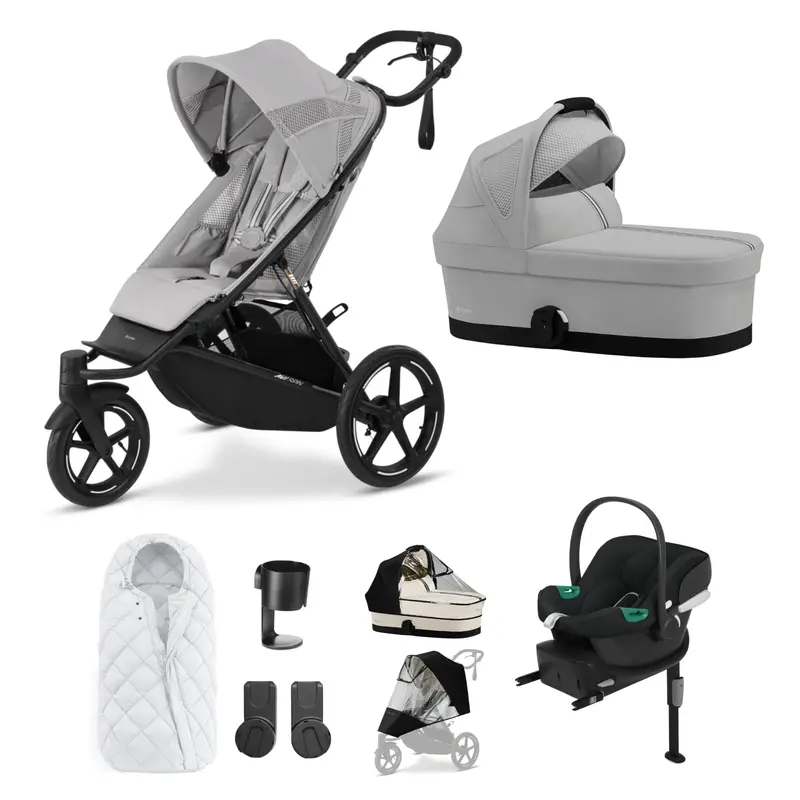 Cybex Avi Spin Comfort Bundle In Fog Grey 2