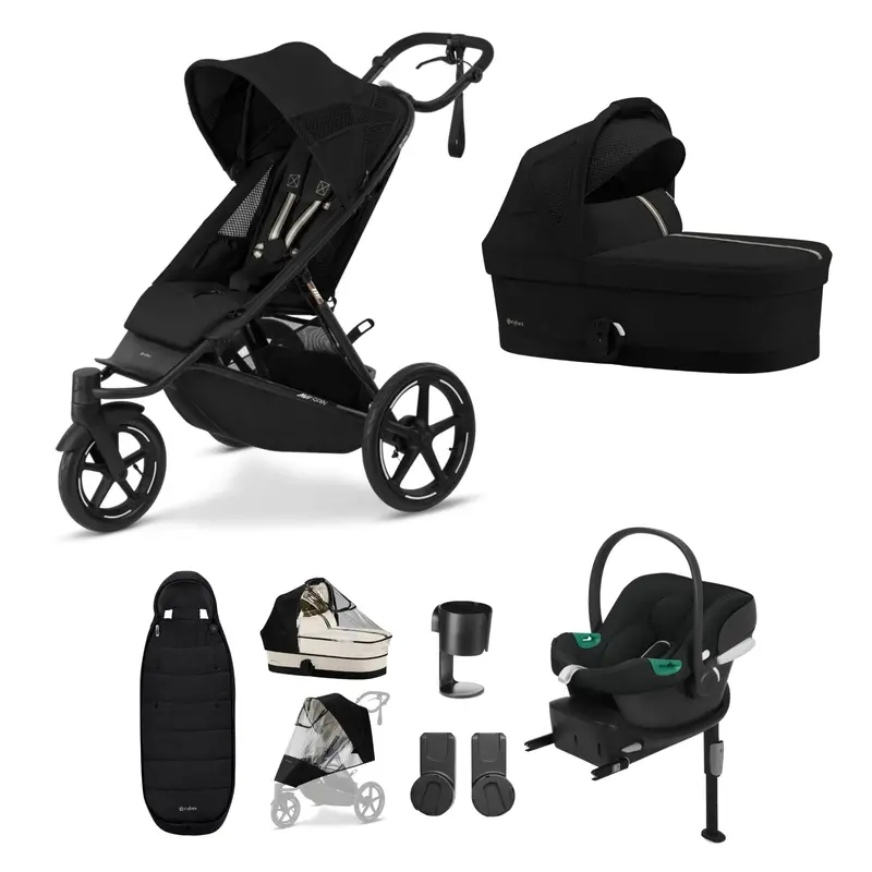 Cybex Avi Spin Comfort Bundle In Moon Black 1