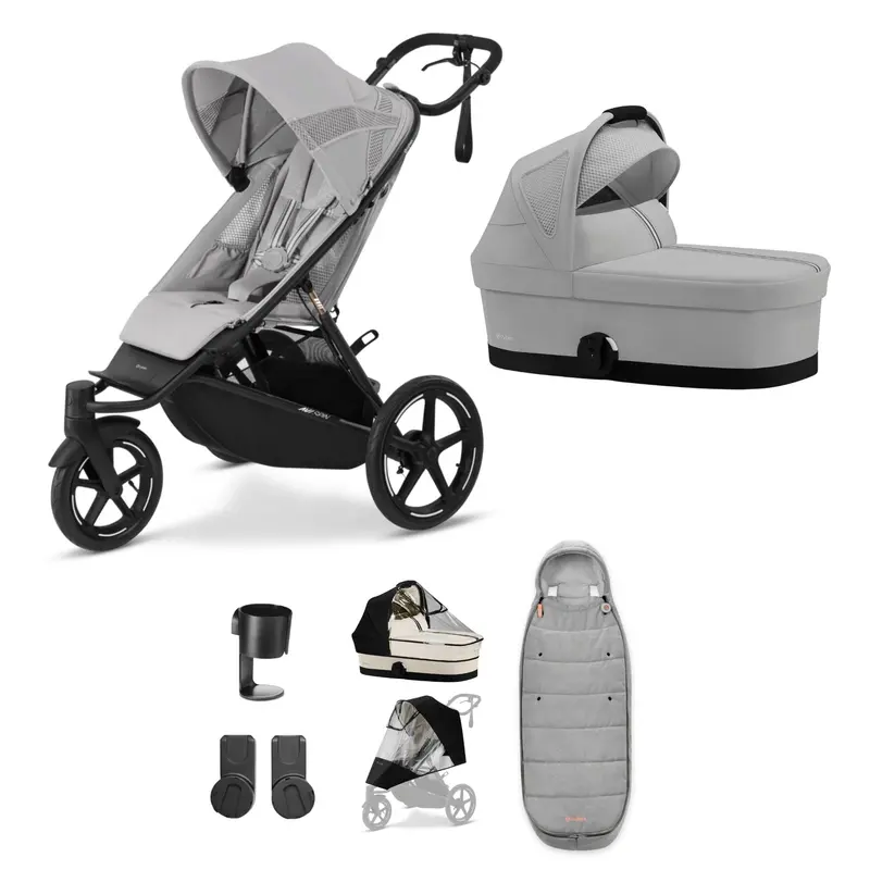 Cybex Avi Spin Essential Bundle In Fog Grey 1