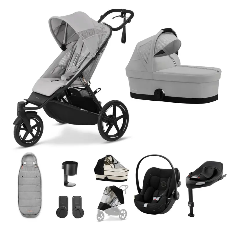 Cybex Avi Spin Luxury Bundle In Fog Grey 1