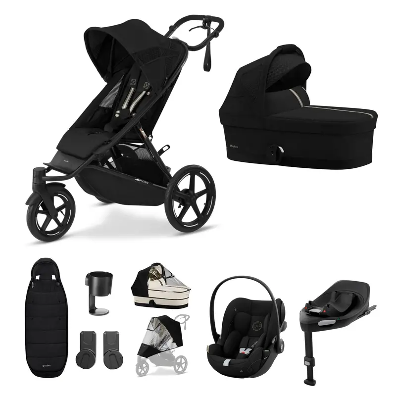 Cybex Avi Spin Luxury Bundle In Moon Black 1