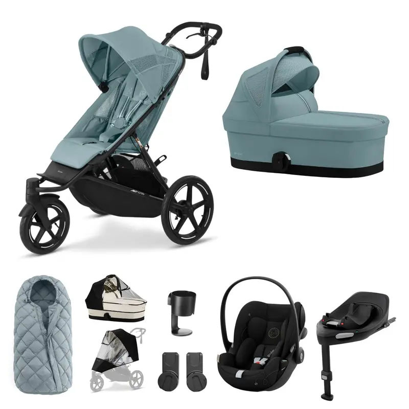Cybex Avi Spin Luxury Bundle In Stormy Blue 3