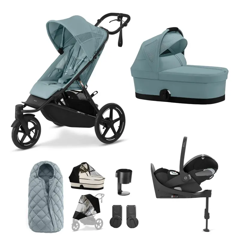 Cybex Avi Spin Luxury Bundle In Stormy Blue 4